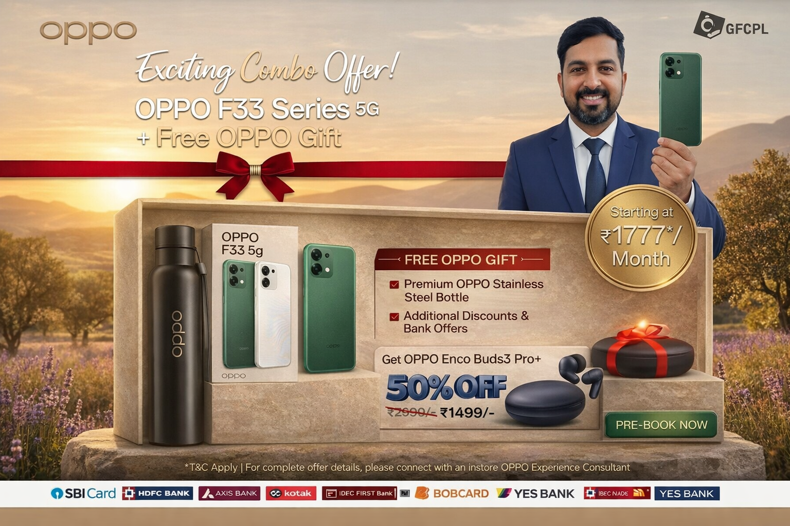 OPPO F33 5G Combo Offer at Shivaay Mobiles Jaipur